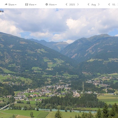 Dellach im Drautal Live Webcam: Alpine Valley Views