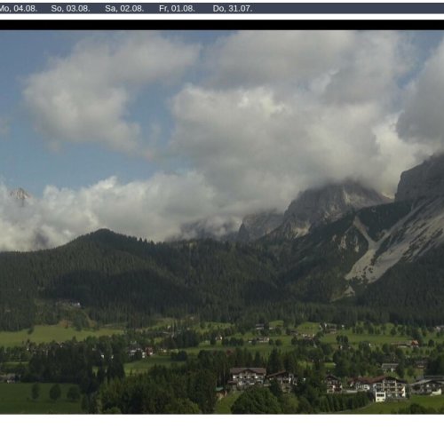 Live Webcam: Ramsau am Dachstein, Austria - Alpine Village View