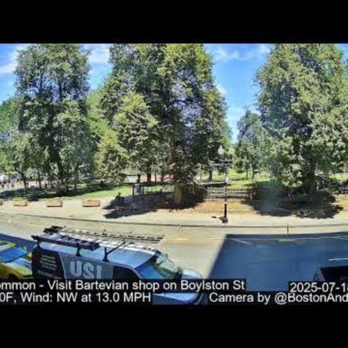Boston Common on Boylston St., Boston, Massachusetts, USA