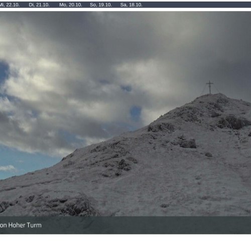 Hoher Turm Summit Live: Steinach am Brenner Mountain Webcam