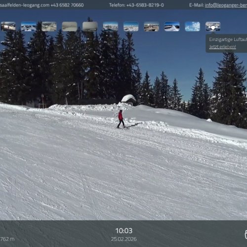 Leogang Asitz Bergstation Live Ski Webcam HD