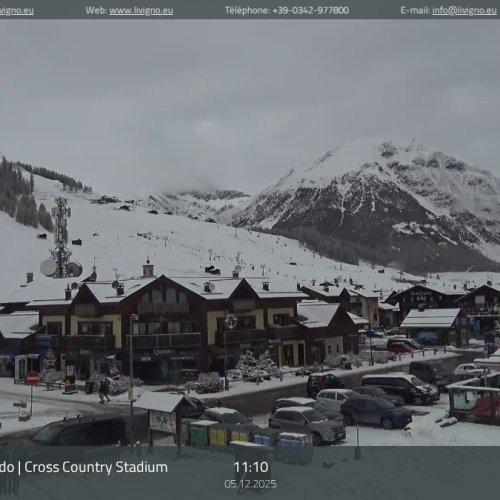 Livigno Cross Country Ski Stadium Live Webcam