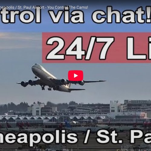 Minneapolis-Saint Paul International Airport Live Webcam: MSP Plane Spotting