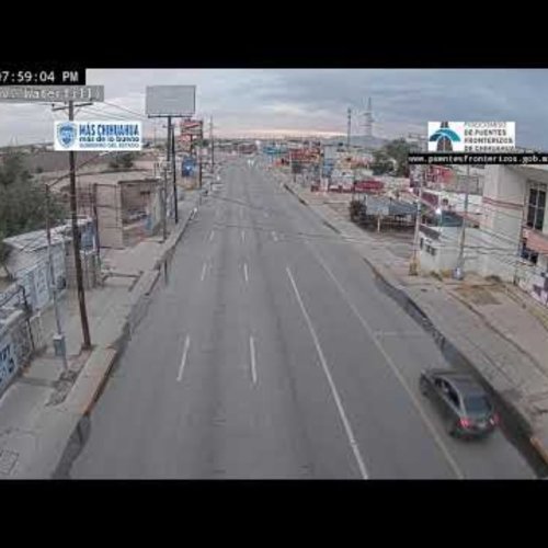 Zaragoza Bridge South Avenue Live View