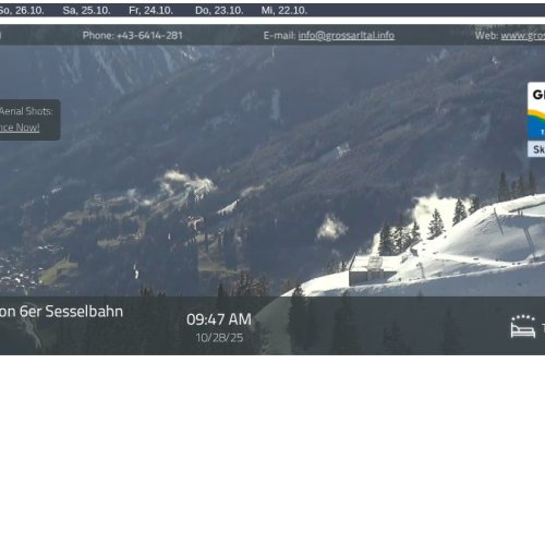 Grossarl Ski Resort Live Webcam: Harbach Chairlift & Alpine Views 🇦🇹
