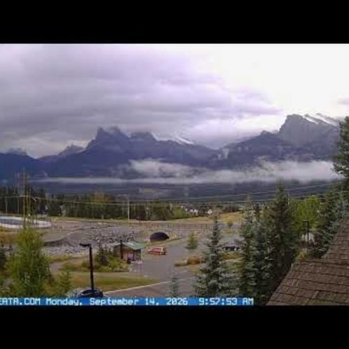 Canmore Alberta Live Webcam: Weather & Timelapse View