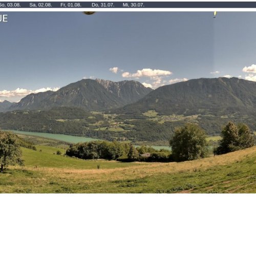 Radsberg, Ebenthal in Kärnten Live Webcam: Alpine Lake & Mountain Views