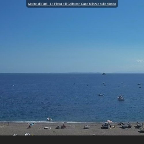 Patti Marina Beach Live: Sicily, Italy Webcam