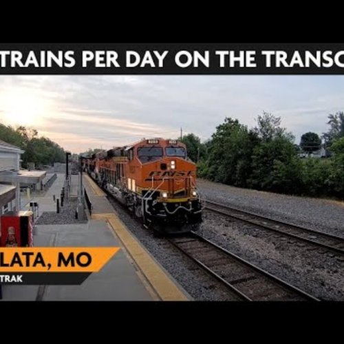 La Plata, Missouri Live Train Activity