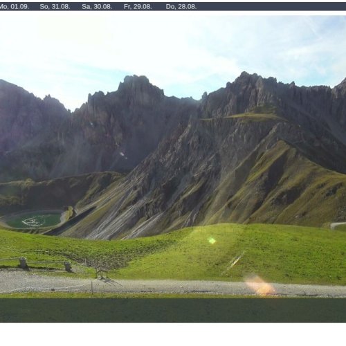 Axamer Lizum Live Webcam: Panoramic Alpine Views from Hoadl-Haus