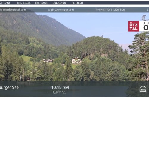 Piburger See Live Webcam: Alpine Lake Views in Oetz, Austria