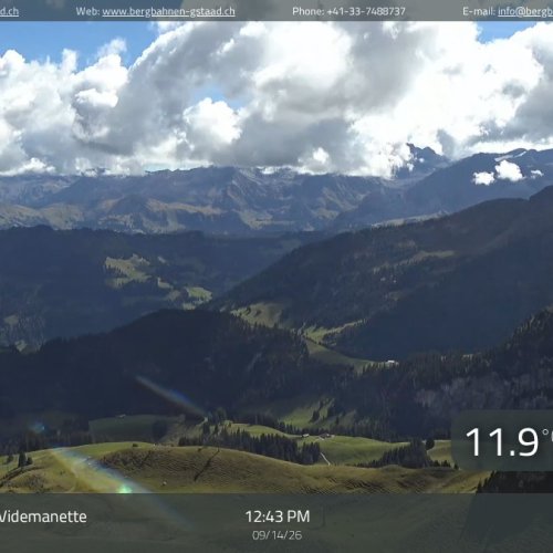 Rougemont Live Webcam | Alpine Views & Weather in Vaud, Switzerland