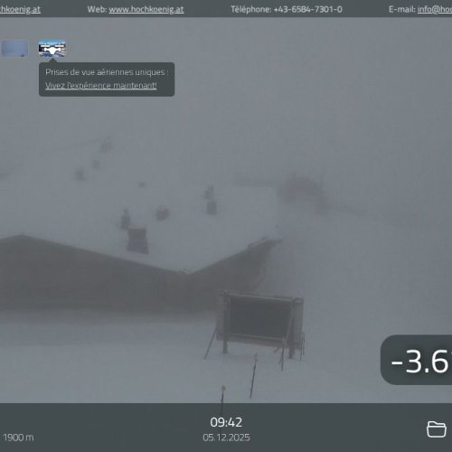 Maria Alm Aberg-Bergstation Live Webcam: Hochkönig Alpine Views