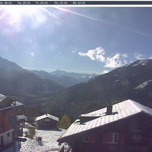 Bellwald Switzerland Live Webcam: Alpine Village & Majestic Mountain Views