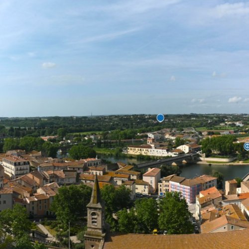 Béziers Jardin des Evêques Live View