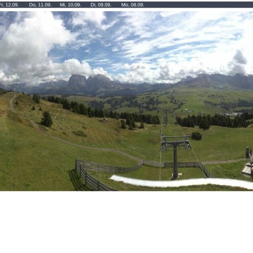 Puflatsch Bergstation Live: Panoramic Views of Seiser Alm & Dolomites