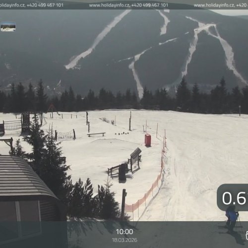 Špindlerův Mlýn Medvědín Live Webcam | Krkonoše Mountains Ski View