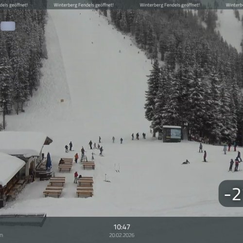 Fendels Sattelboden Ski Slope Live Cam