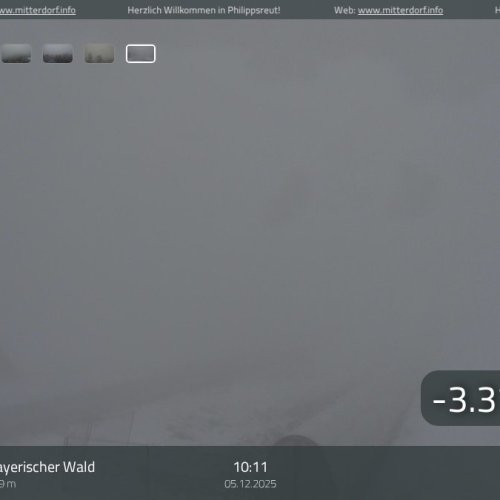 Philippsreut Almberg Summit Live Webcam - Bavarian Forest
