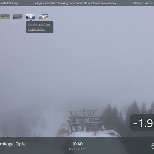 Gernkogel Gipfel Live Webcam: St. Johann im Pongau Ski Resort, Austria
