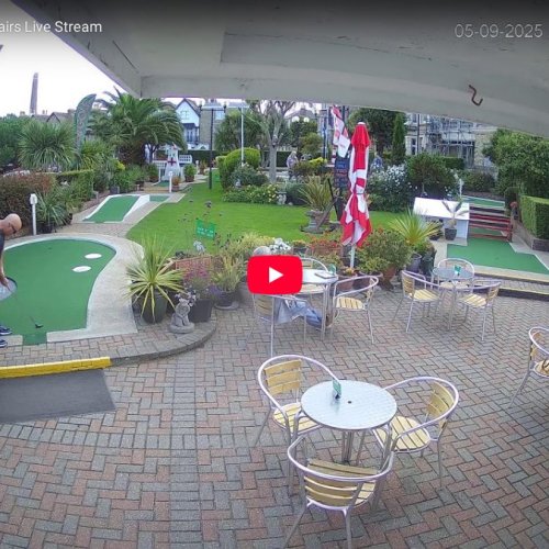 Lillyputt Minigolf Broadstairs Live Webcam: Coastal Fun in Kent