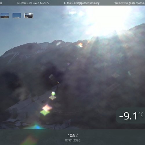 Pflerschtal Live Webcam: St. Anton Mountain Views in South Tyrol