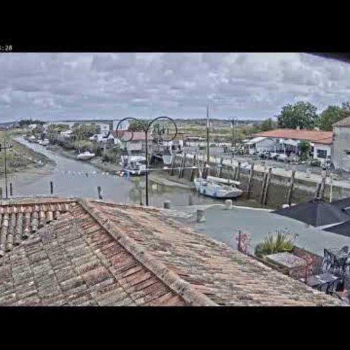 Mornac-sur-Seudre Live Webcam: Tidal Port & Village Views