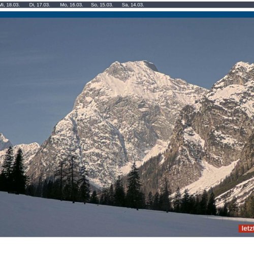 Live Webcam: Falzturn Valley & Karwendel Mountains, Pertisau Austria
