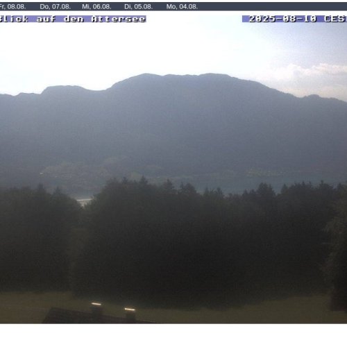 Attersee Live Webcam: Panoramic Lake & Mountain Views from Aichereben