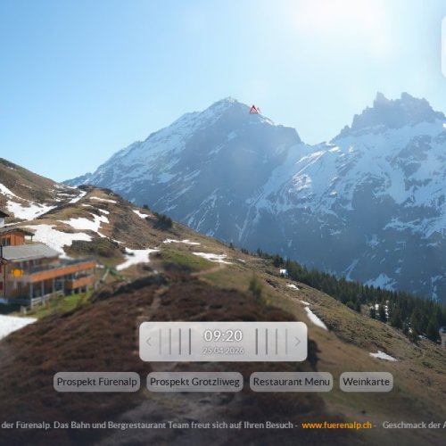 Fürenalp Engelberg Live Webcam: Panoramic Swiss Alps Views