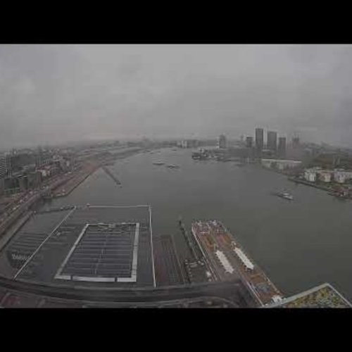 Live Webcam: Amsterdam IJ River & City Skyline from Mövenpick Hotel