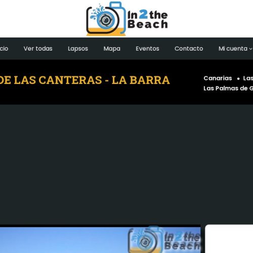 Live Webcam: Playa de Las Canteras - La Barra, Gran Canaria