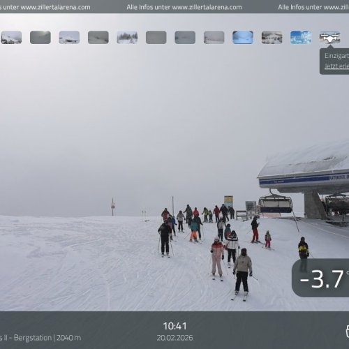 Krimml Plattenkogelexpress II Live Webcam: Austrian Alps Skiing in HD