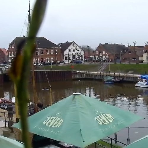 Carolinensiel Harbor Live Webcam: North Sea Coast Germany