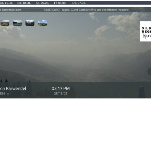 Live Webcam: Majestic Karwendel Alps View from Kellerjoch