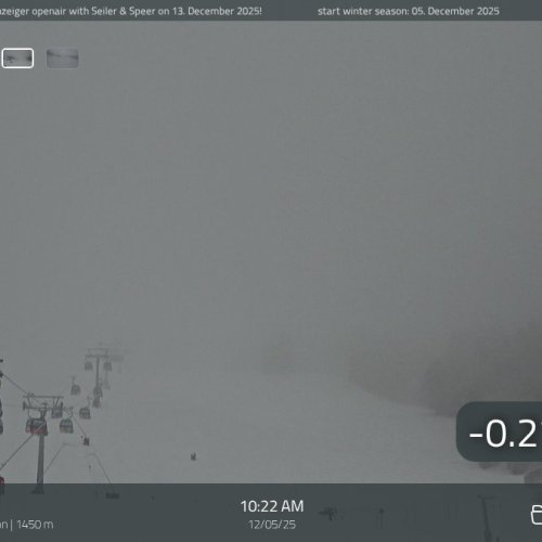 Jerzens Hochzeiger Talstation Live Webcam | Pitztal Ski Resort, Austria