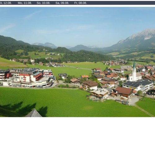 Ellmau Wilder Kaiser Live Webcam: Alpine Village Views