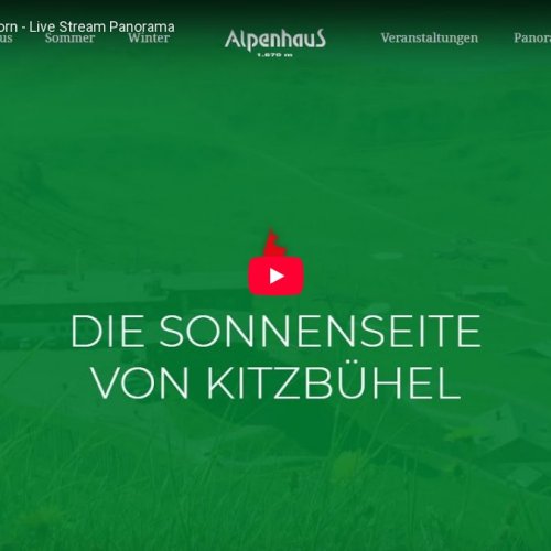 Kitzbüheler Horn Live Stream: Alpenhaus Panorama, Tyrol, Austria
