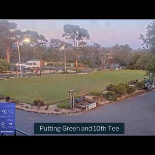 Anglesea Golf Club Live Webcam: Putting Green & 10th Tee
