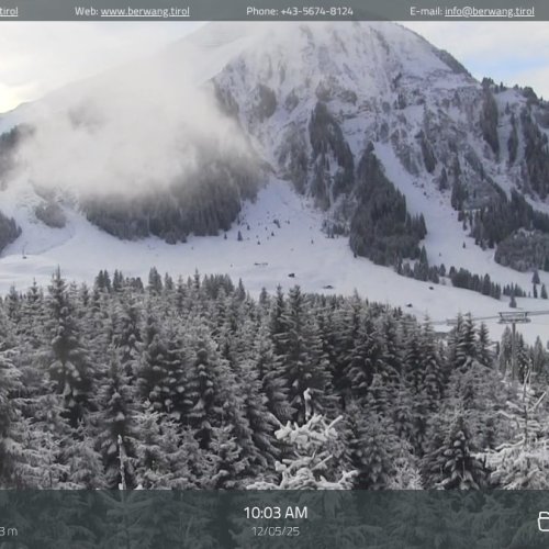 Berwang Thanellerbahn Live Webcam: Alpine Ski Slopes & Mountain Views