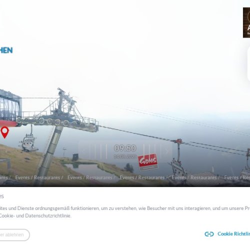 Bellwald Fleschen Mountain Live Webcam