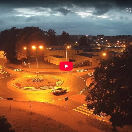 Nowy Tomyśl Live: Central Roundabout Traffic Cam