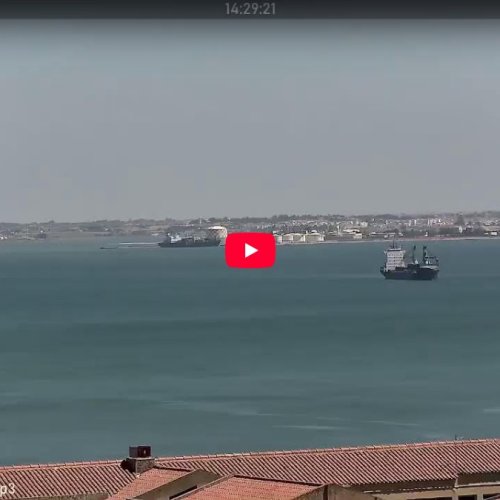 Lisbon Tagus River Live View from Principe Real, Portugal