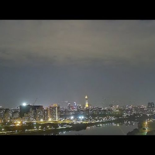 Taipei City Riverside Live Webcam: Skyline & Keelung River