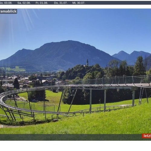 Chiemgau Coaster Ruhpolding Live Webcam: Alpine Views