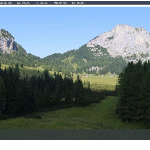 Wurzeralm Live Webcam: Spital am Pyhrn Alpine Views