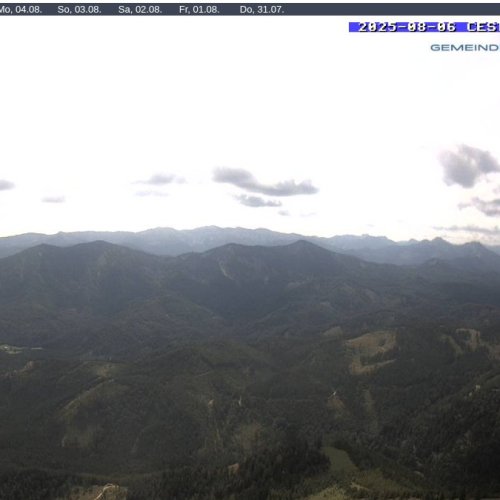 Live Panorama from Terzerhaus on Gemeindealpe, Austria