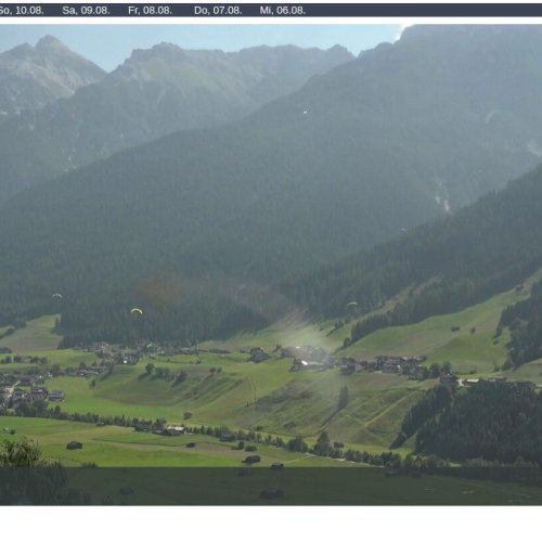Neustift im Stubaital Live Webcam: Volderau Valley View