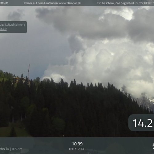 Filzmoos Papageno-Gondelbahn Tal Live View