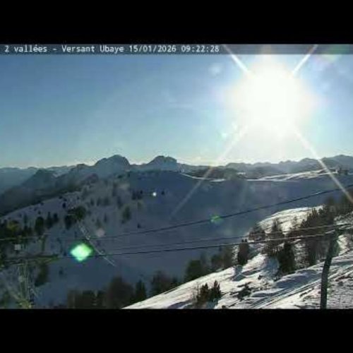 Montclar – Versant Ubaye Live Webcam: Alpine Scenery & Ski Slopes